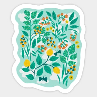 Lemony Garden Sticker